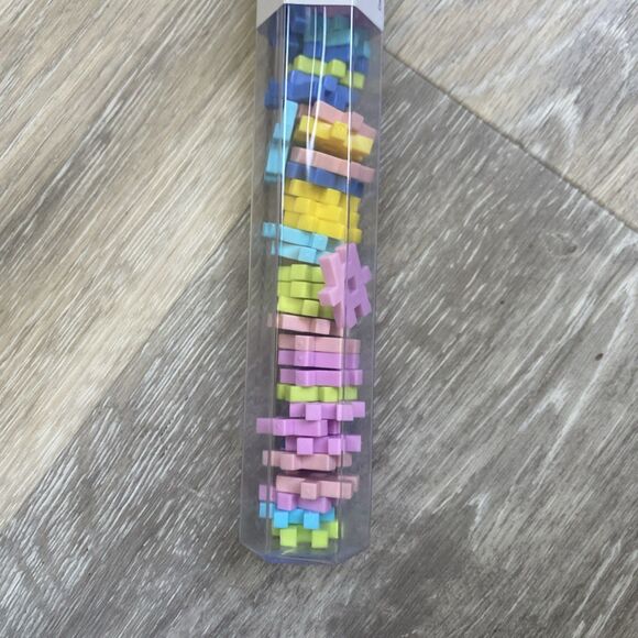 1 tube (72/tube) Pastel Hashtag Building Blocks Teaching Supply ChristmasStuffer - Picture 4 of 5